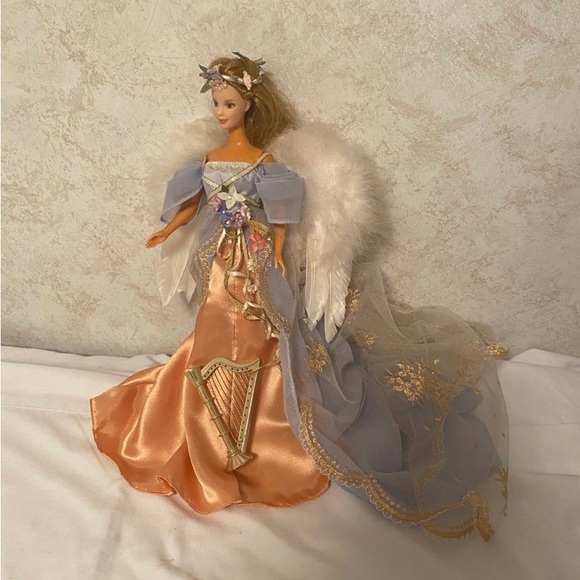 Barbie Other - Vintage barbie doll Harpist Angel Barbie 1997 Music Collection used unboxed